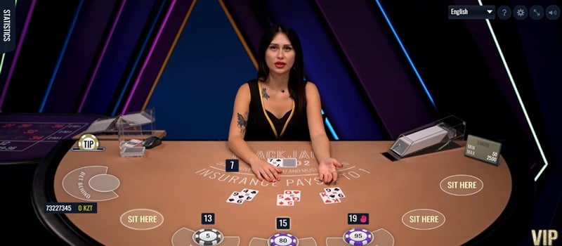 tavolo da blackjack luckystreak