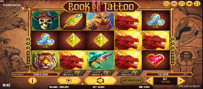 libro dei tatuaggi jackpot 2