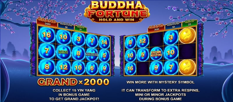 jackpot della fortuna di buddha