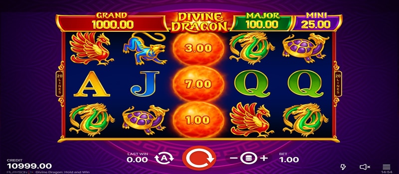 divine dragon jackpot